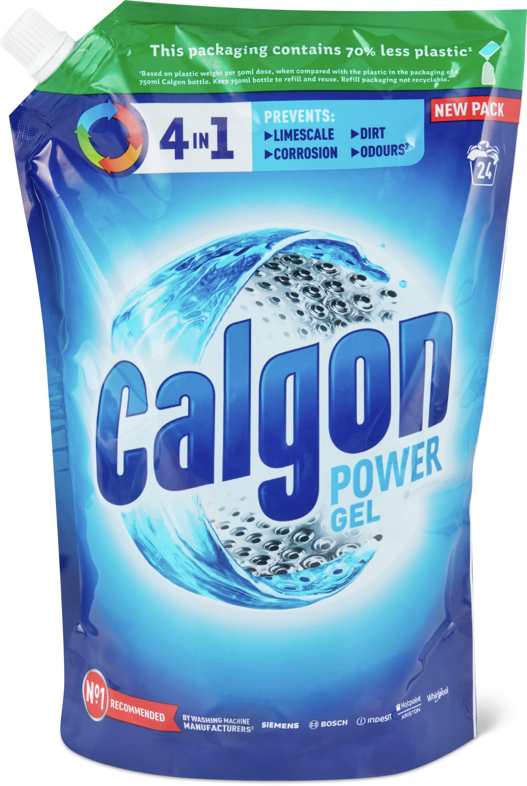 Calgon Waschmaschinenreiniger Gel 24 Waschgänge 1.2l